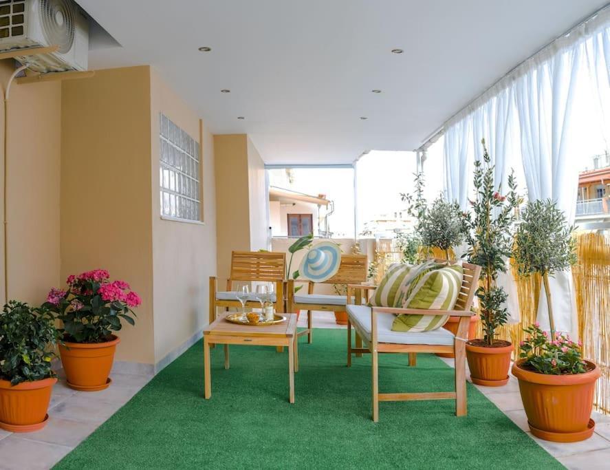 Flowery Penthouse In City Centre Of Thessaloniki Tessalónica Exterior foto