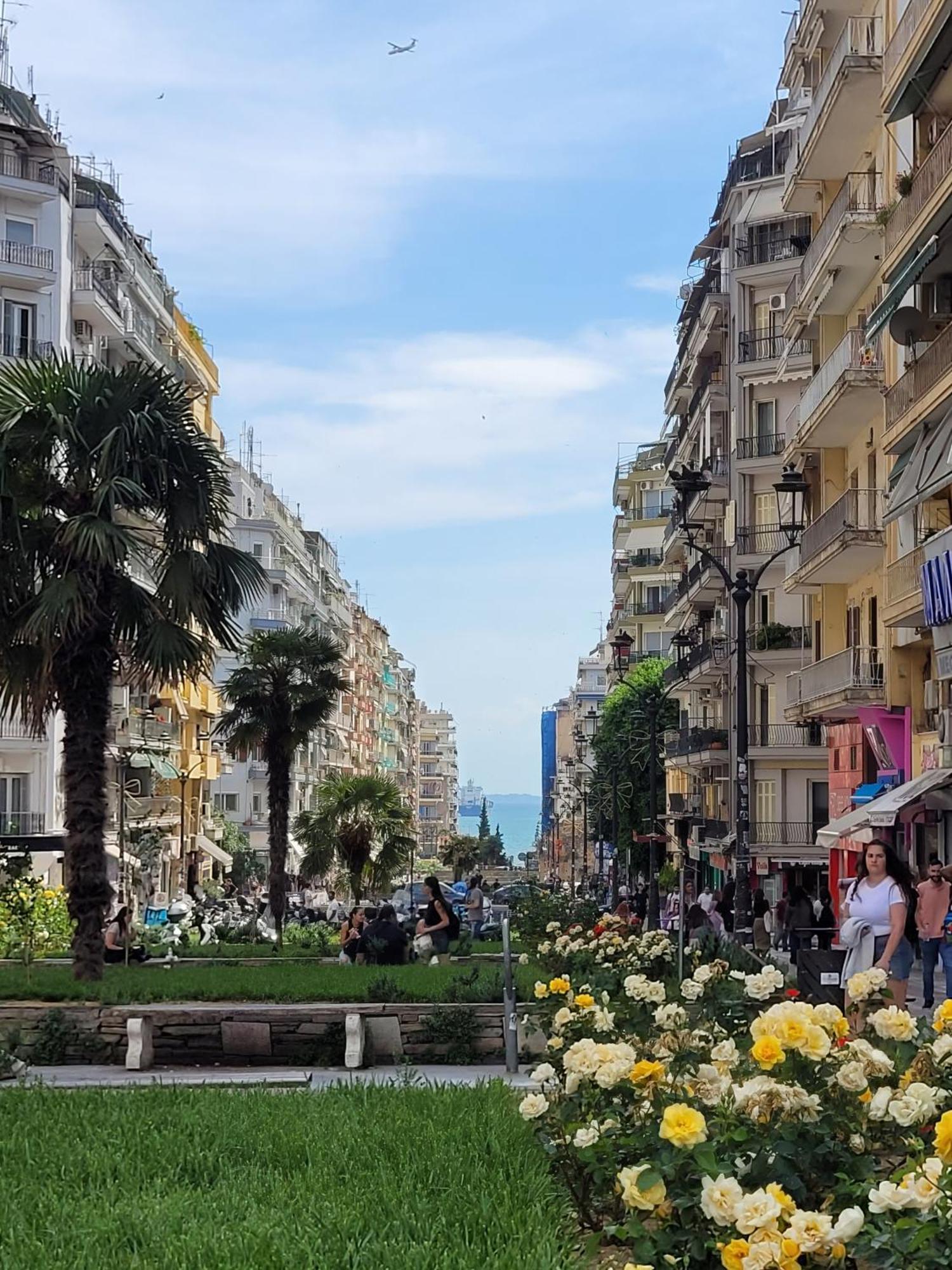 Flowery Penthouse In City Centre Of Thessaloniki Tessalónica Exterior foto